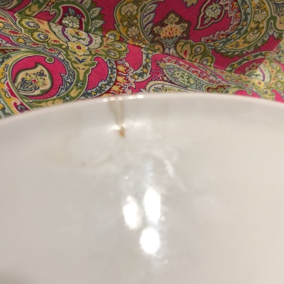 Porcelain Inlayed Floral & Scripted Designed Bowl - Picture 8 of 12